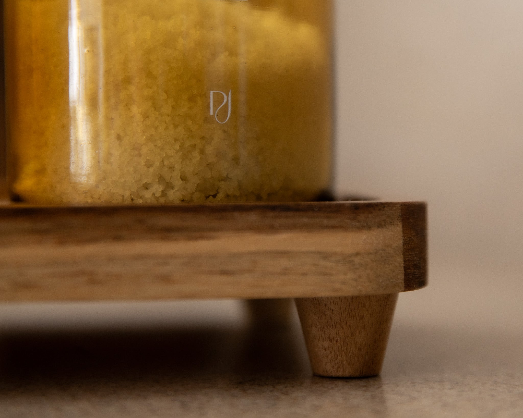 Close-up of a Charlotte tray with a blurred background