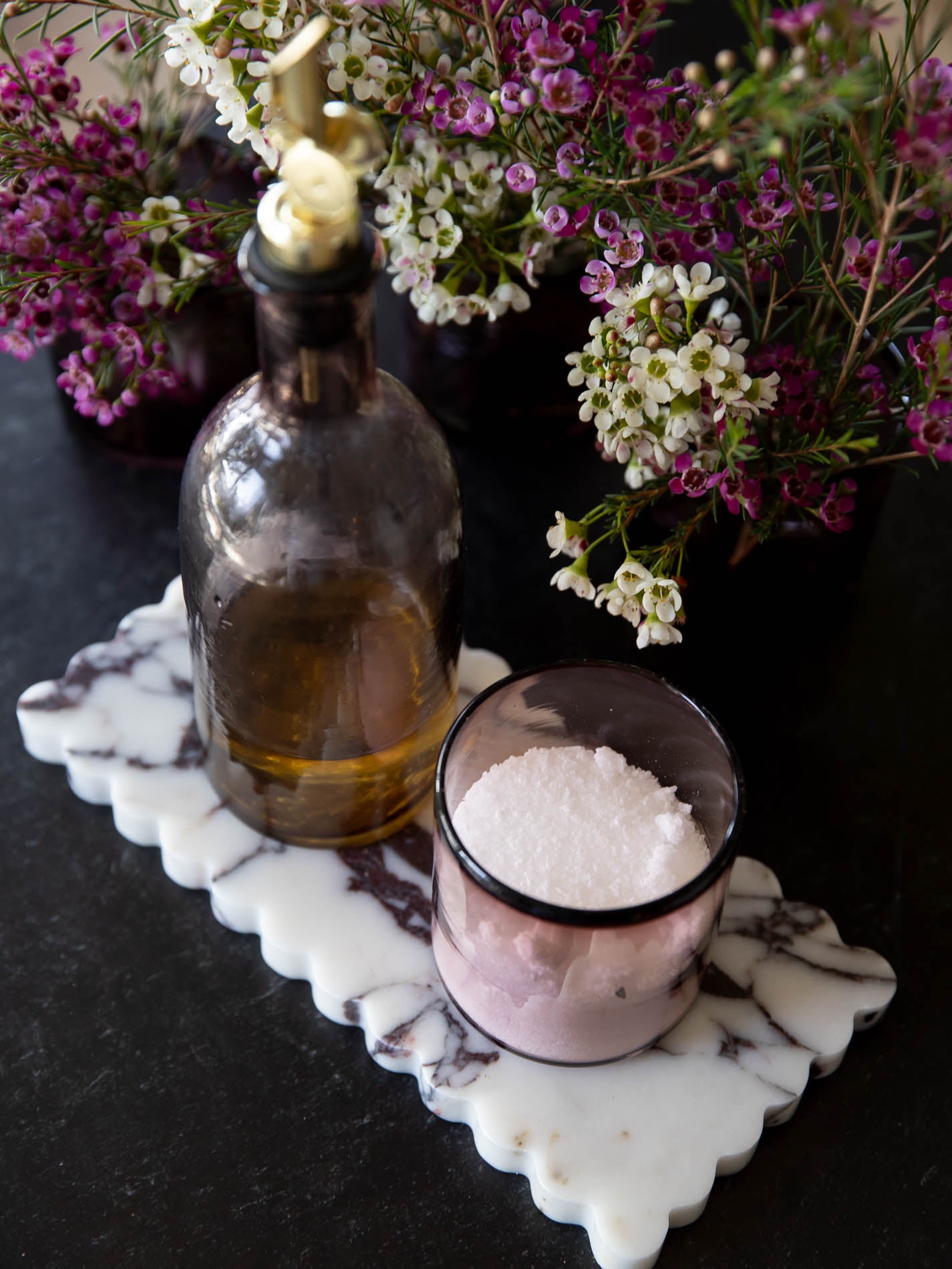 Mexican Glass Handblown Salt Cellar