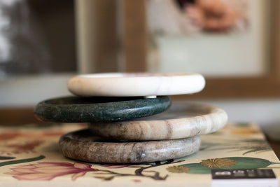 marble coasters stacked