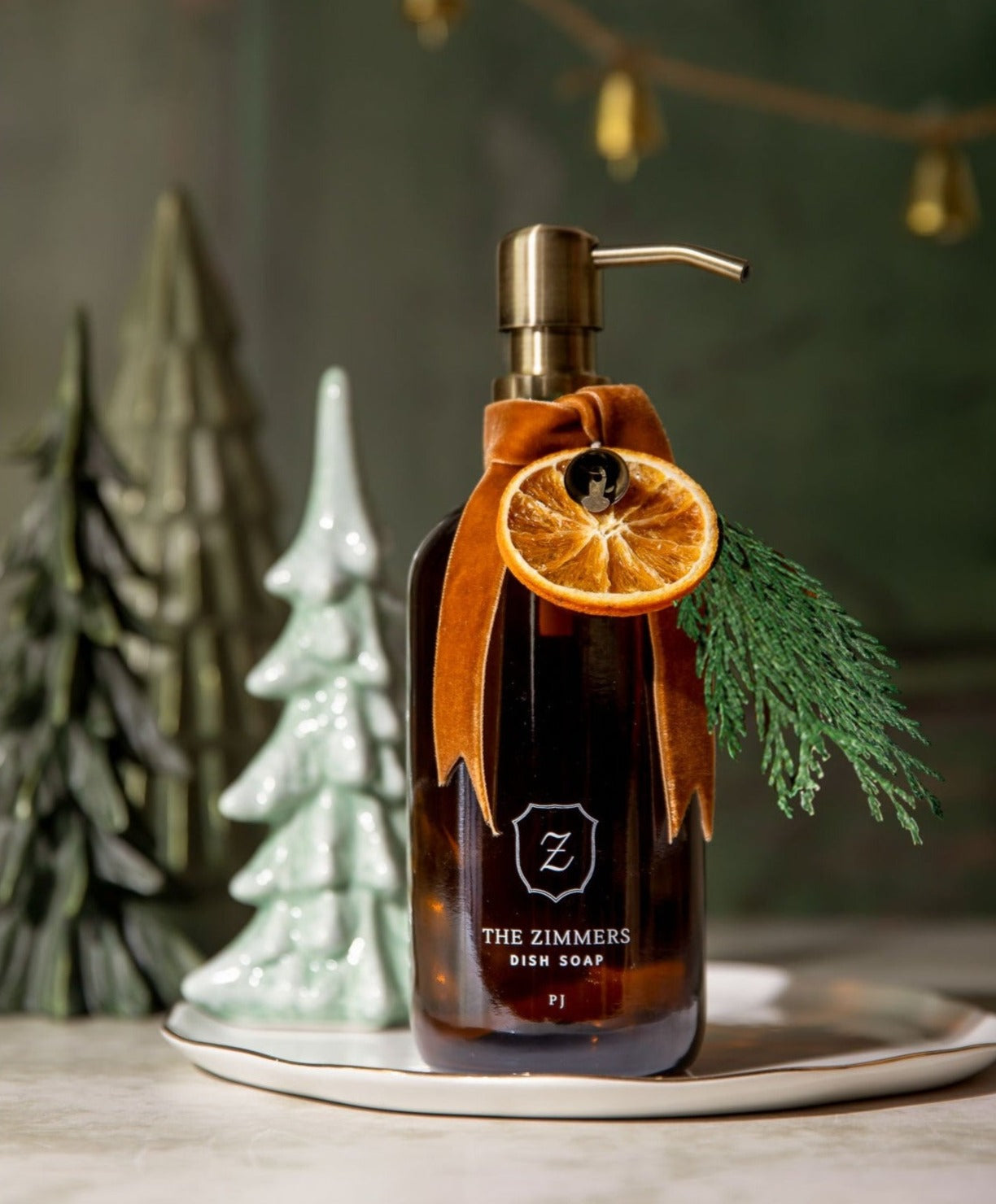 Holiday Glass Soap Dispenser | Insignia Collection