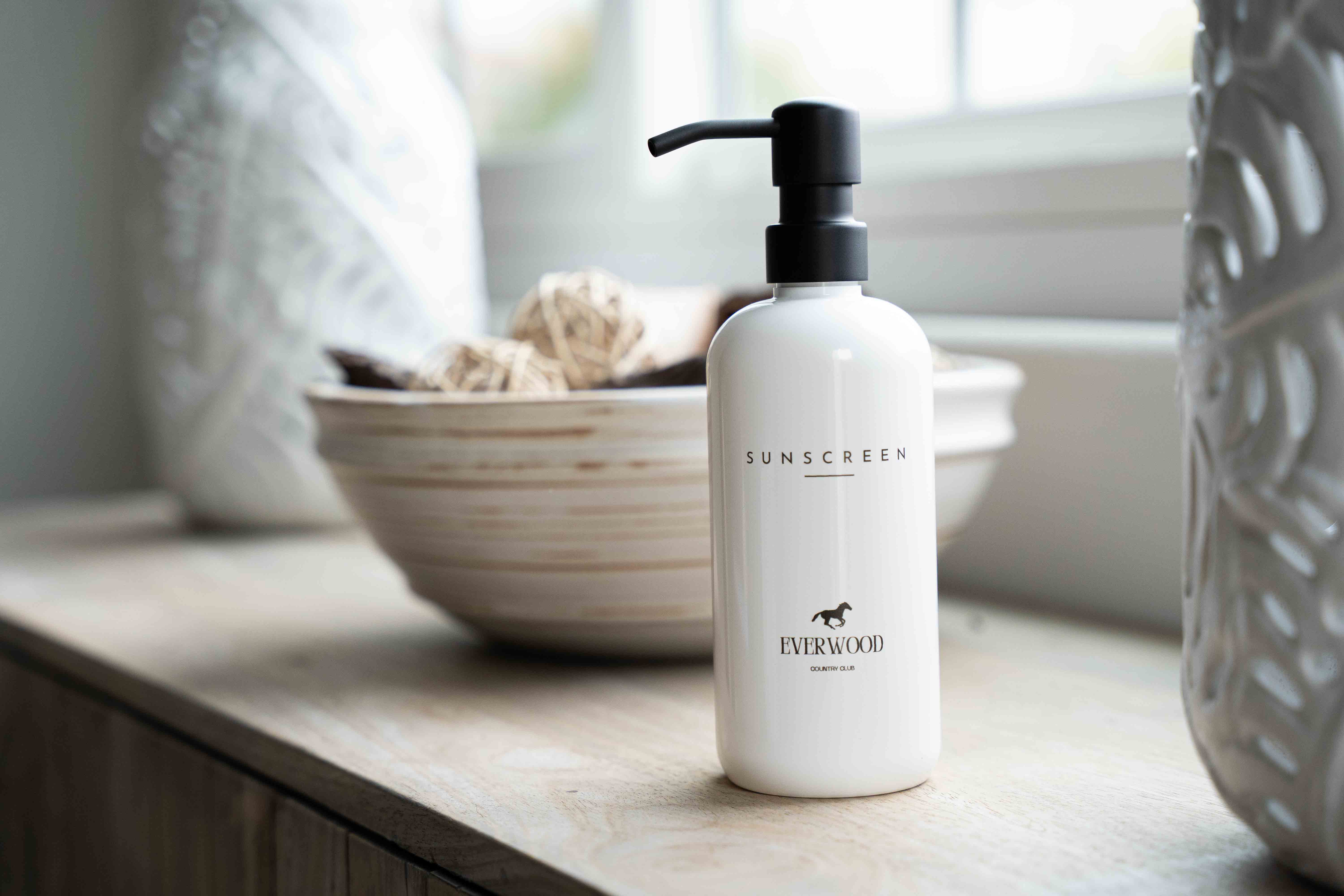 sunscreen custom bottle