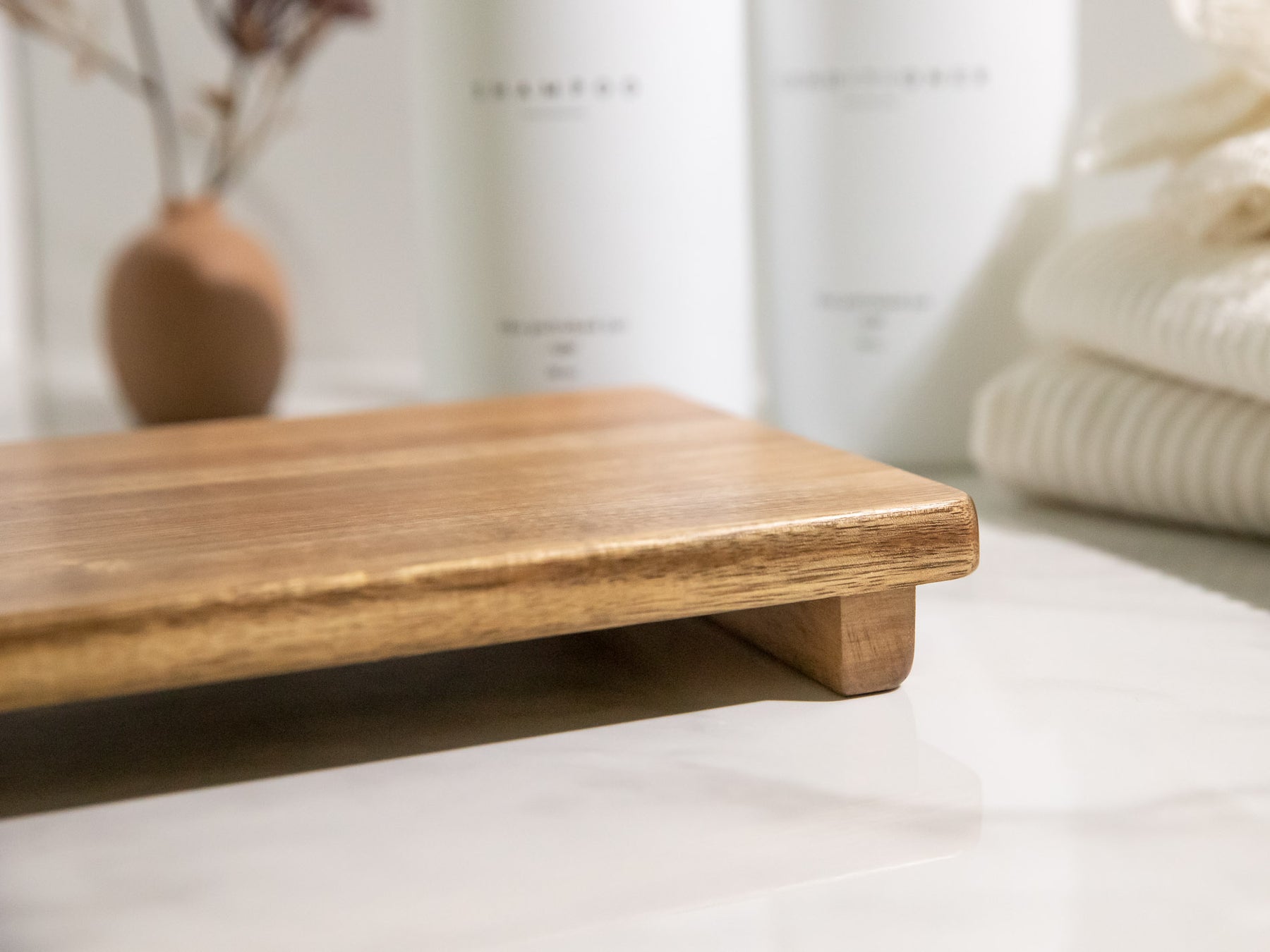 Meadow Acacia Wood Riser | The Polished Jar