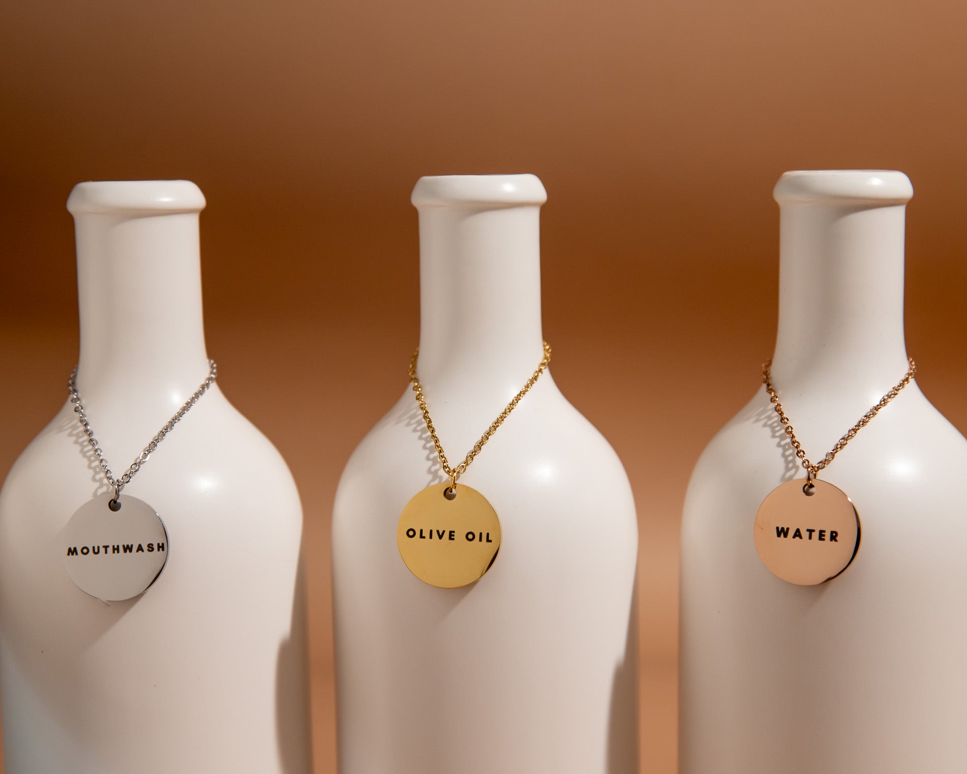 toscano bottles with porter tags