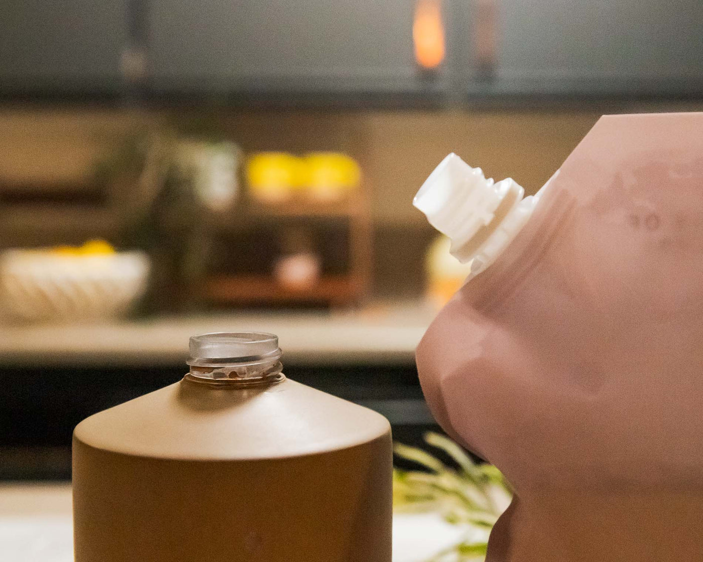 Video of foaming soap in foaming dispenser