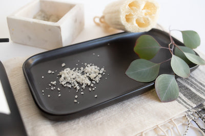 Sale | Obsidian Ceramic Tray - FINAL SALE